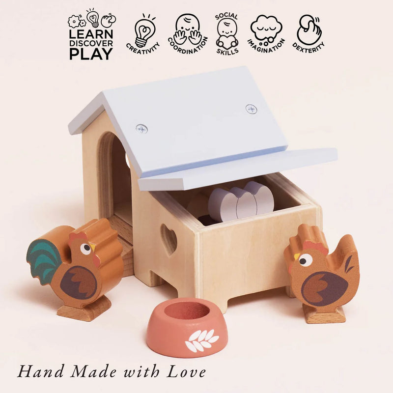 Le Toy Van - Wooden Dolls Chicken Coop - Swanky Boutique Malta 