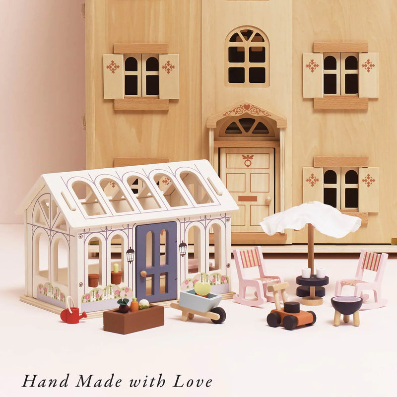Le Toy Van - Wooden Dolls House Conservatory Playset - Swanky Boutique Malta 