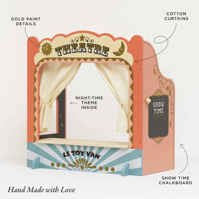 Le Toy Van Tabletop Puppet Wooden Theatre - Swanky Boutique