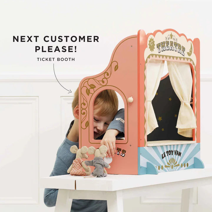 Le Toy Van Tabletop Puppet Wooden Theatre - Swanky Boutique