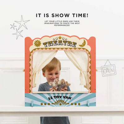 Le Toy Van Tabletop Puppet Wooden Theatre - Swanky Boutique