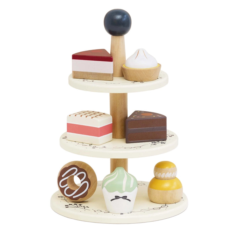 Le Toy Van Three Tier Patisserie Cake Stand - 8 Piece - Swanky Boutique 