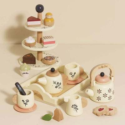 Le Toy Van Three Tier Patisserie Cake Stand - 8 Piece - Swanky Boutique 