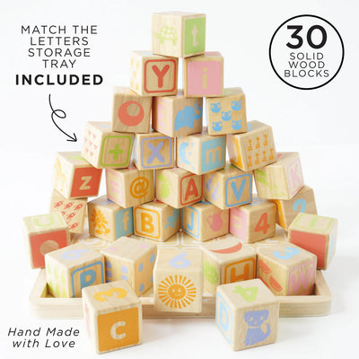 Le Toy Van ABC Learning Blocks - 30 Pieces - Swanky Boutique