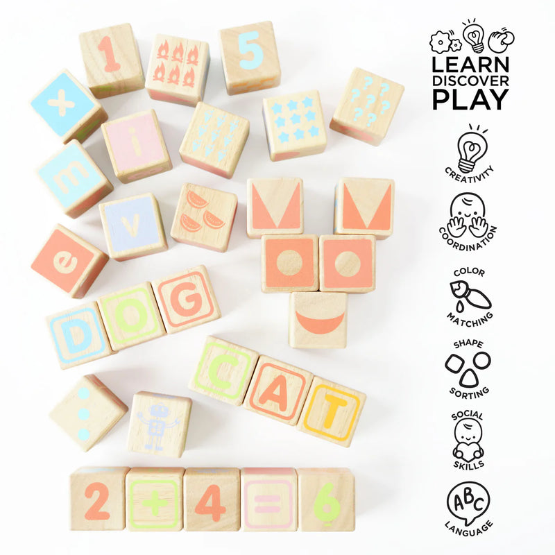 Le Toy Van ABC Learning Blocks - 30 Pieces - Swanky Boutique