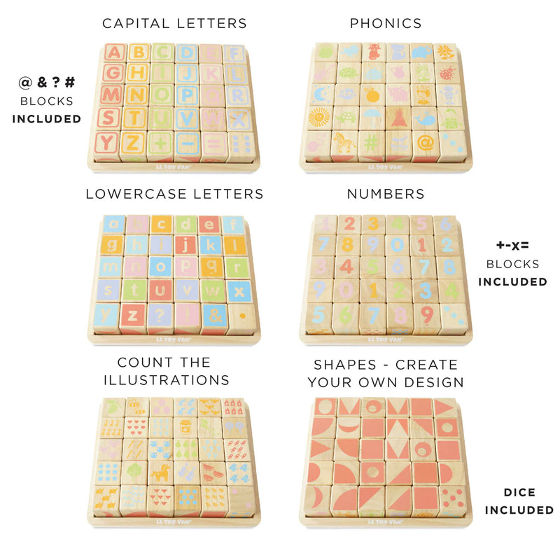 Le Toy Van ABC Learning Blocks - 30 Pieces - Swanky Boutique