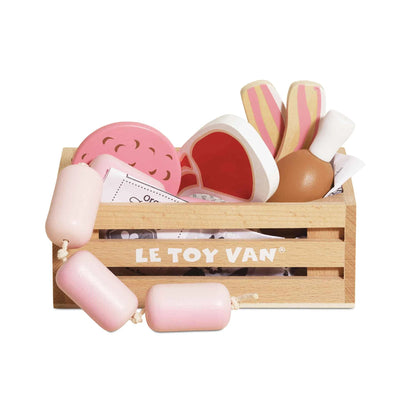 Le Toy Van Butchers Meat Wooden Market Crate - Swanky Boutique 