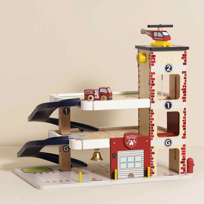 Le Toy Van Fire & Rescue Garage - Swanky Boutique