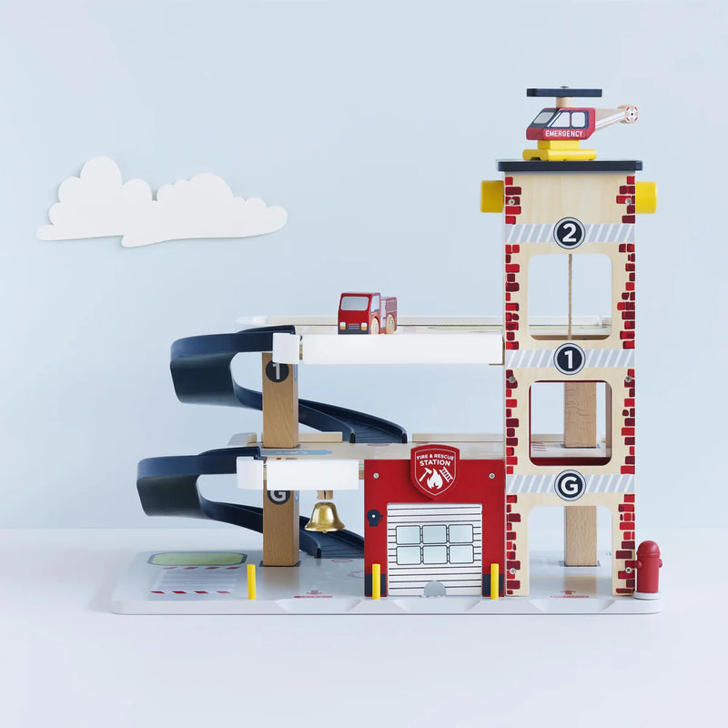 Le Toy Van Fire & Rescue Garage - Swanky Boutique