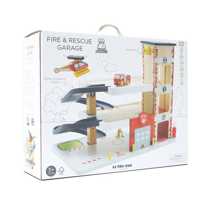 Le Toy Van Fire & Rescue Garage - Swanky Boutique