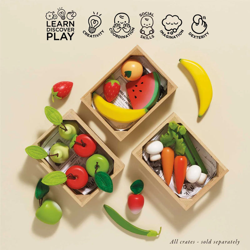 Le Toy Van Harvest Vegetables Wooden Food Crate - Swanky Boutique