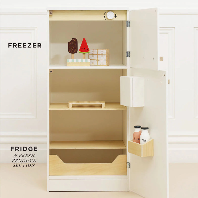 Le Toy Van Kitchen Freestanding Fridge Freezer - Swanky Boutique 