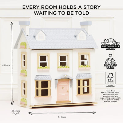 Le Toy Van Mayberry Manor Wooden Dolls House - Swanky Boutique Malta