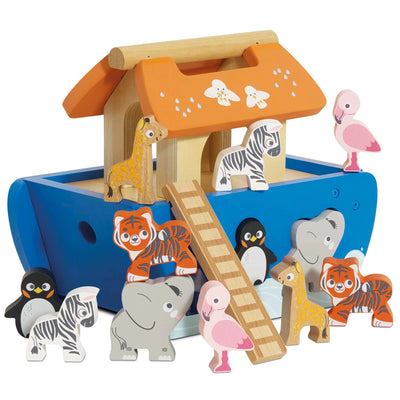 Le Toy Van Noah's Ark & Animals Shape Sorter - Swanky Boutique 