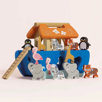 Le Toy Van Noah's Ark & Animals Shape Sorter - Swanky Boutique 