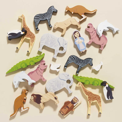 Le Toy Van Noah's Great Wooden Ark & Animals - Swanky Boutique