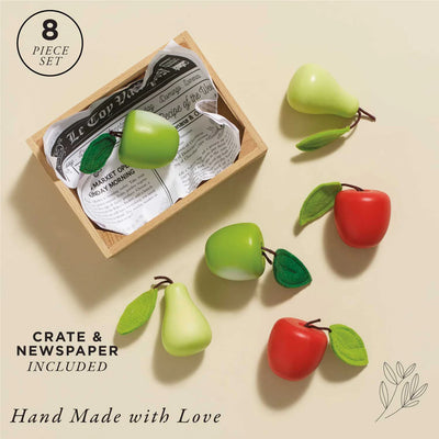 Le Toy Van Orchard Fruits Wooden Market Crate - Swanky Boutique