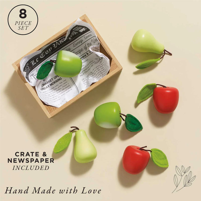 Le Toy Van Orchard Fruits Wooden Market Crate - Swanky Boutique