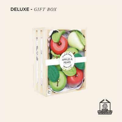 Le Toy Van Orchard Fruits Wooden Market Crate - Swanky Boutique