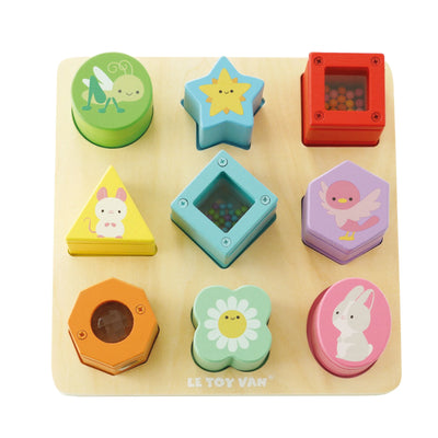 Le Toy Van Rainbow Sensory Shape Sorter - Swanky Boutique