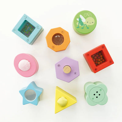 Le Toy Van Rainbow Sensory Shape Sorter - Swanky Boutique