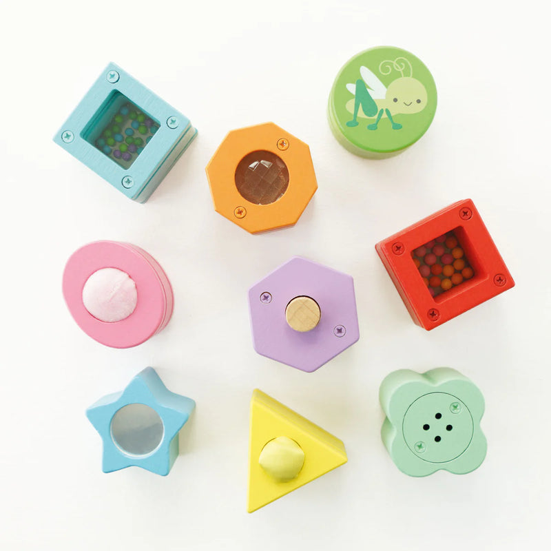 Le Toy Van Rainbow Sensory Shape Sorter - Swanky Boutique