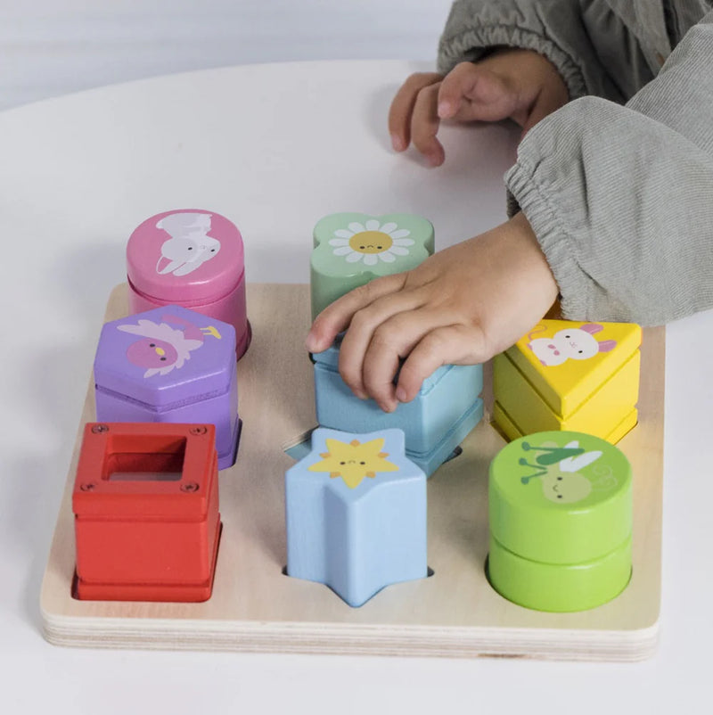 Le Toy Van Rainbow Sensory Shape Sorter - Swanky Boutique