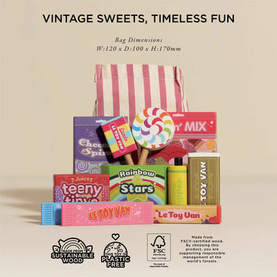 Le Toy Van Retro Sweets and Candy Roleplay Set - Swanky Boutique Malta