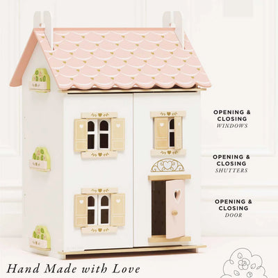 Le Toy Van Roseheart Wooden Dolls House - Swanky Boutique