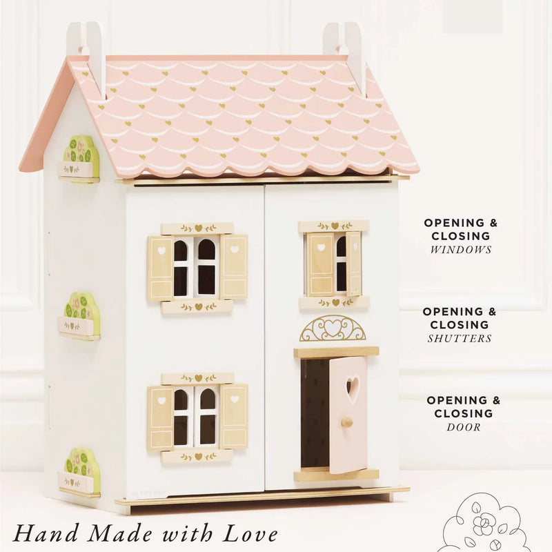 Le Toy Van Roseheart Wooden Dolls House - Swanky Boutique