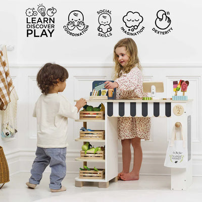 Le Toy Van Supermarket Till Checkout & Accessories - Swanky Boutique 