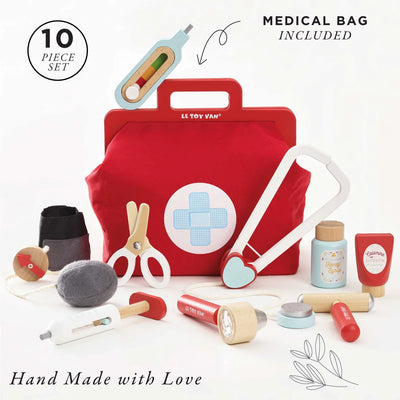 Le Toy Van Vintage Doctor Roleplay Wooden Kit - Swanky Boutique