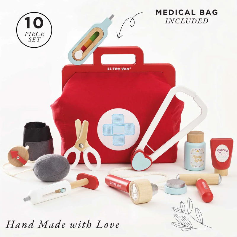 Le Toy Van Vintage Doctor Roleplay Wooden Kit - Swanky Boutique