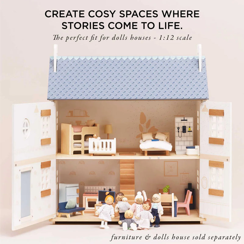 Le Toy Van Wooden Dolls House Family - 7 Pieces - Swanky Boutique