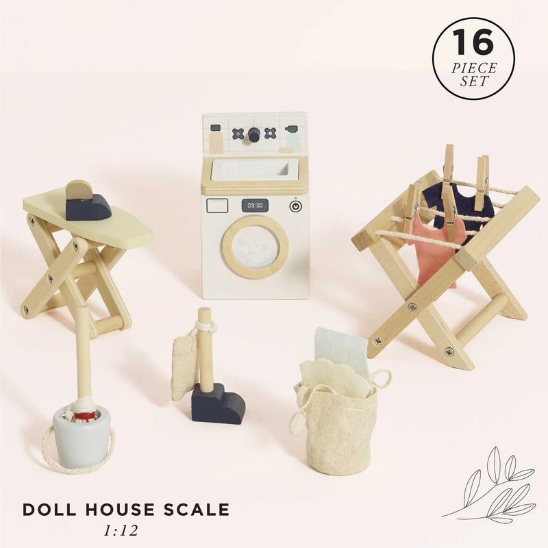 Le Toy Van  Wooden Dolls House Laundry Room - Swanky Boutique Malta 
