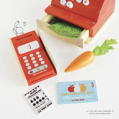 Le Toy Van Wooden Shop Card Machine - Swanky Boutique