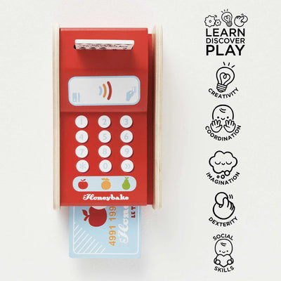 Le Toy Van Wooden Shop Card Machine - Swanky Boutique