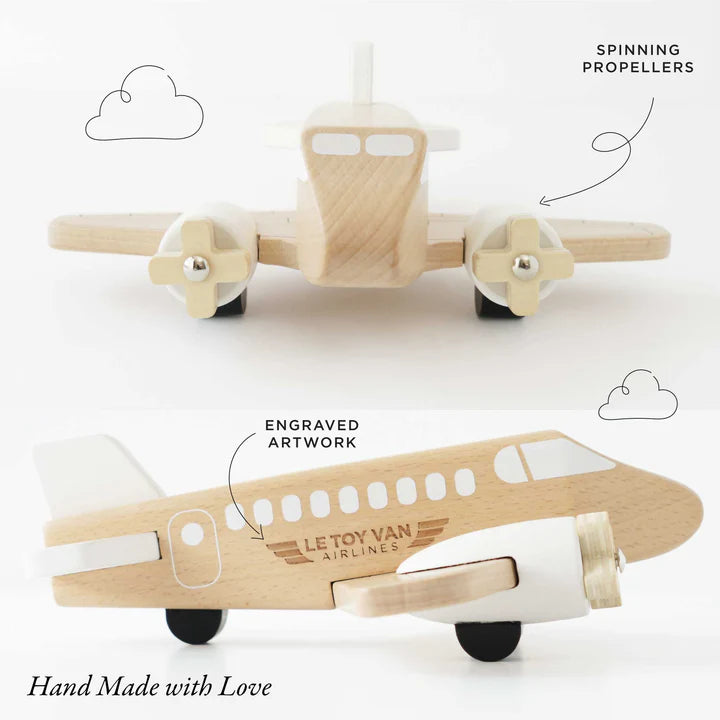 Le Toy Van Wooden Toy Plane - Swanky Boutique