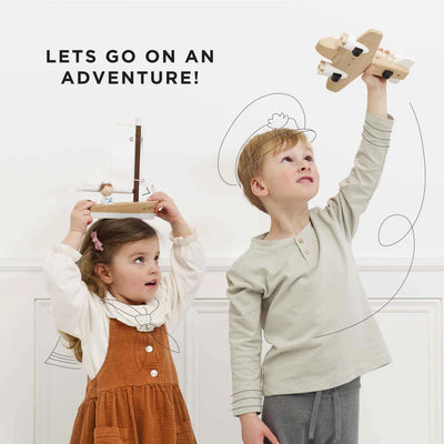 Le Toy Van Wooden Toy Plane - Swanky Boutique