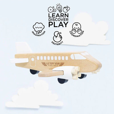 Le Toy Van Wooden Toy Plane - Swanky Boutique