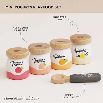 Le Toy Van Yoghurt Play Food Pack - 5 Pieces - Swanky Boutique 