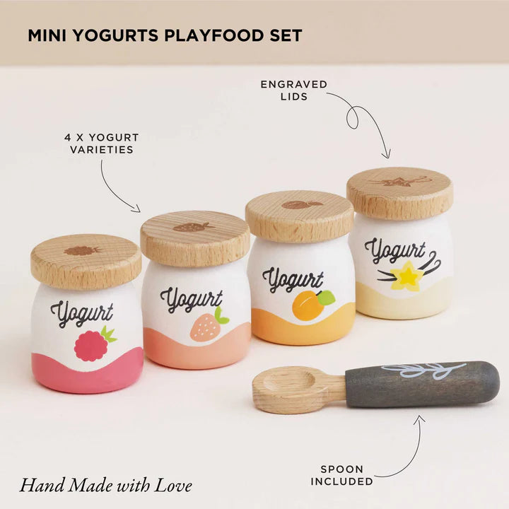 Le Toy Van Yoghurt Play Food Pack - 5 Pieces - Swanky Boutique 