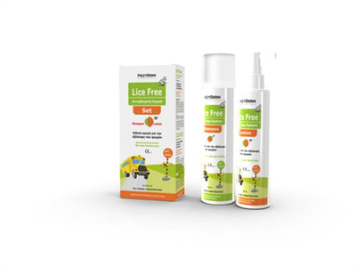 frezyderm - lice free set shampoo & lotion 125ml - swanky boutique malta