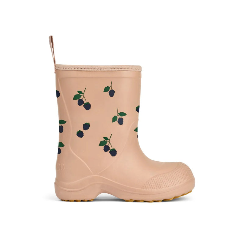 Liewood-Aston Rainboots - Berry Pale Mix-Swanky Boutique Malta 