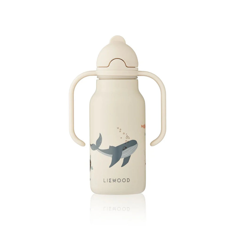 Liewood - Kimmie Thermal Water Bottle, 250ml - Sea Creature Sandy - Swanky Boutique Malta 