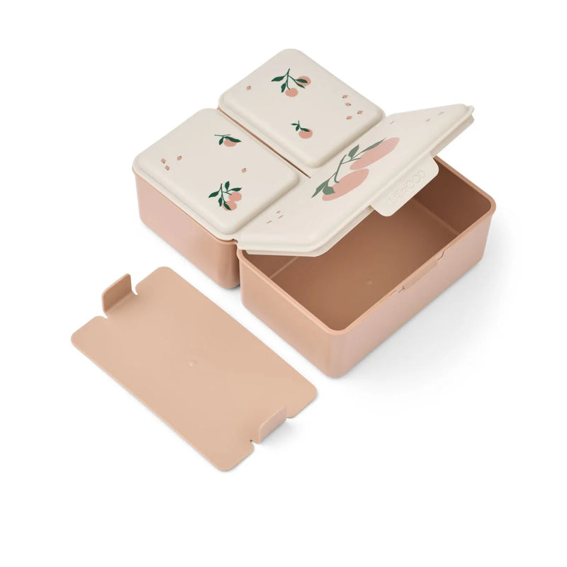 Liewood - Lunch Box, Driss 3 Compartments - Peach Me Sea Shell - Swanky Boutique Malta 