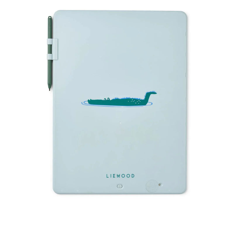 Liewood - Magic Drawing Board, Zora - Croco Dove Blue (13.5 Inches) - Swanky Boutique Malta