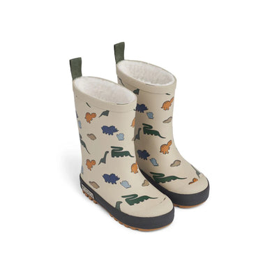 Liewood - Mason Thermo Rainboots - Dinosaurs Mist - Swanky Boutique Malta