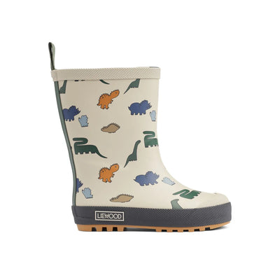 Liewood - Mason Thermo Rainboots - Dinosaurs Mist - Swanky Boutique Malta
