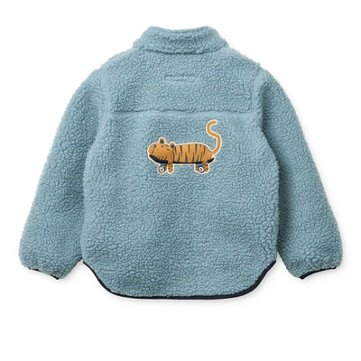 Liewood - Nolan Pile Jacket - Beach Blue - Swanky Boutique Malta 